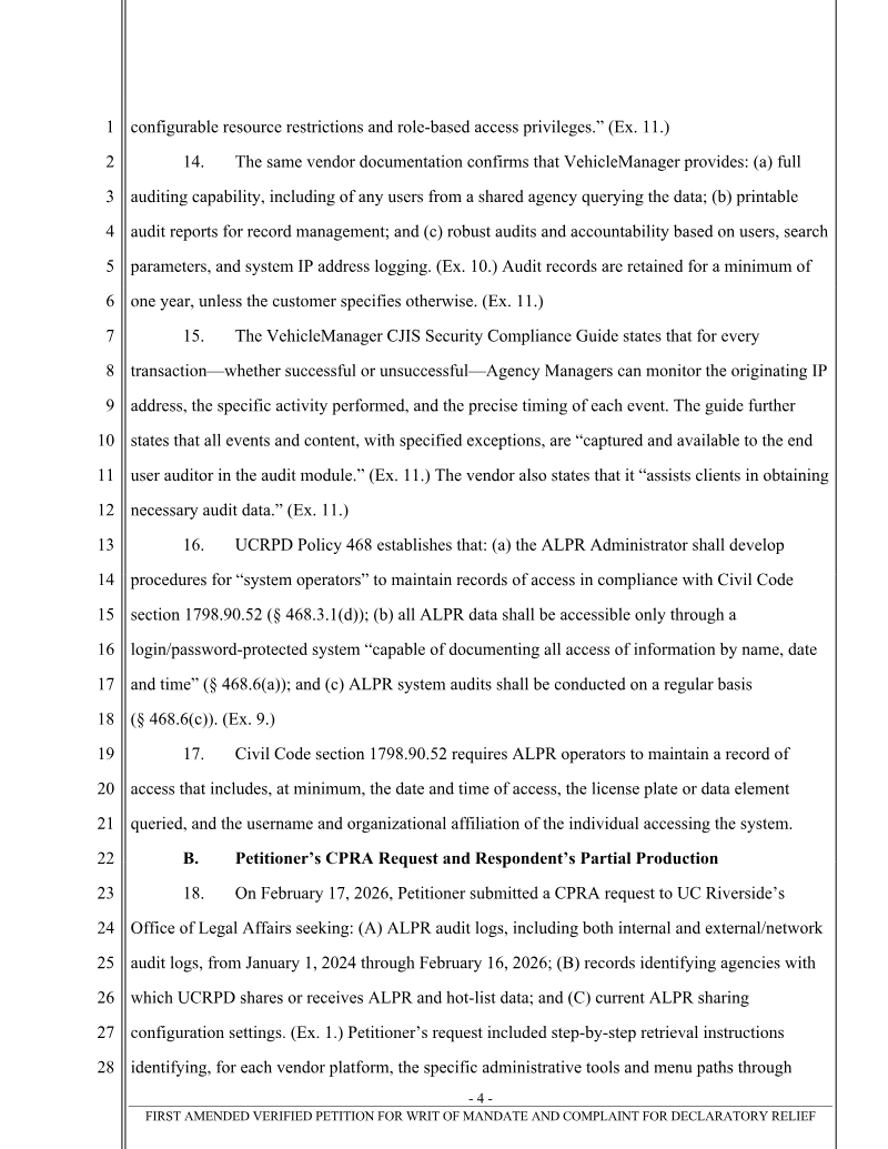 CPRA lawsuit filing, page 4 of 100
