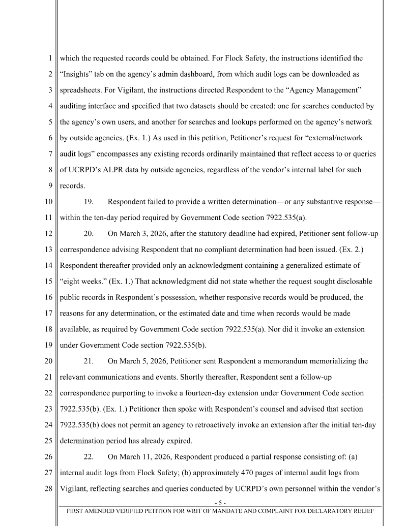 CPRA lawsuit filing, page 5 of 100