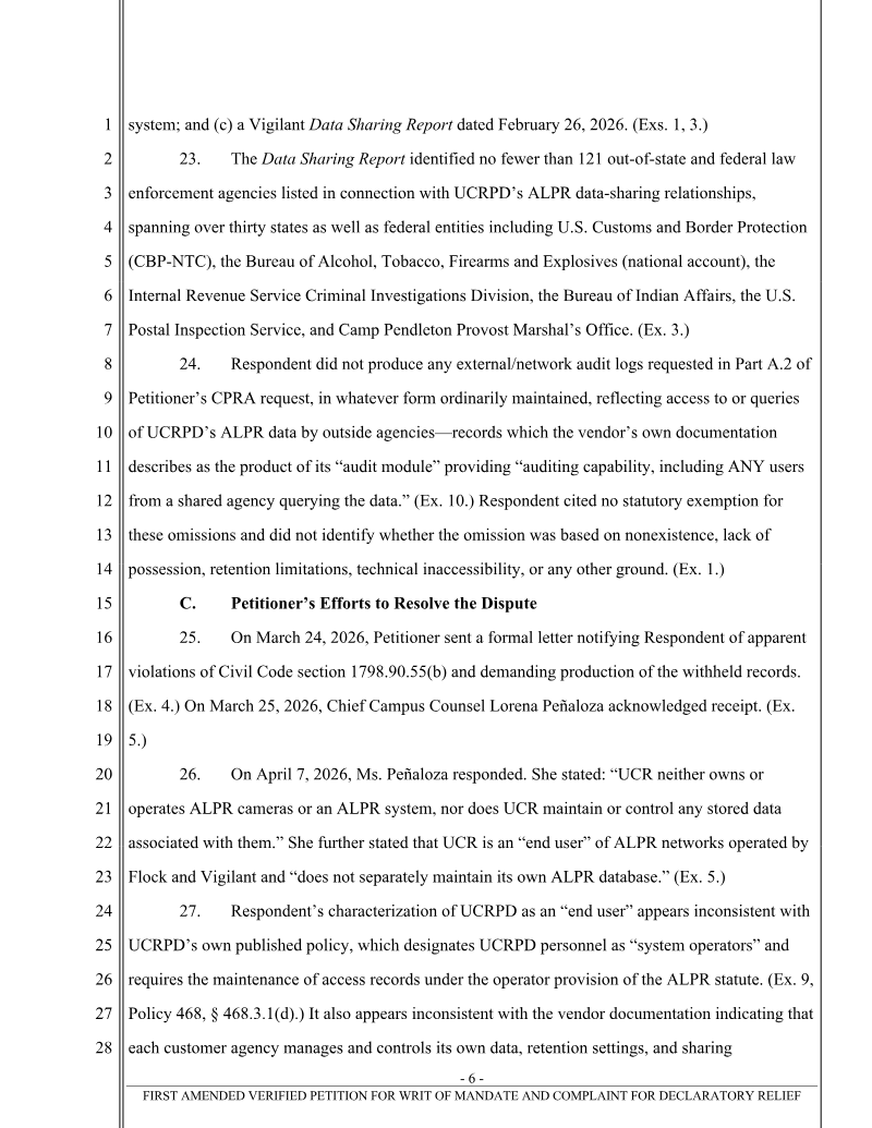 CPRA lawsuit filing, page 6 of 100